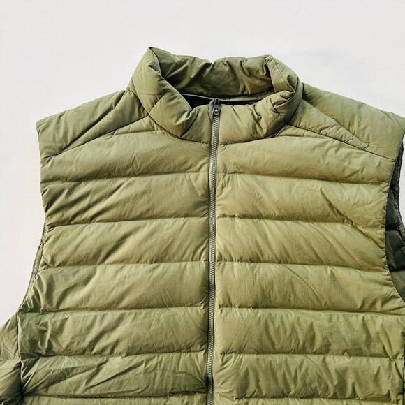 Lululemon Navigation Stretch Down Vest Olive Green Size XL 700 Goose Fill Winter - Picture 3 of 7